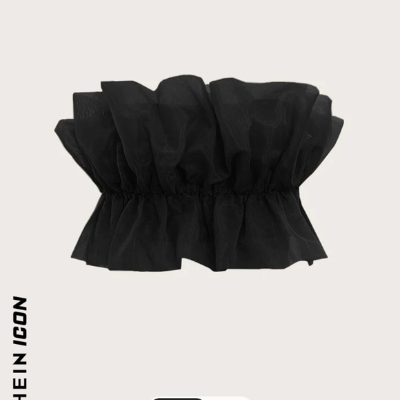 Black tube top - Picture 2 of 4